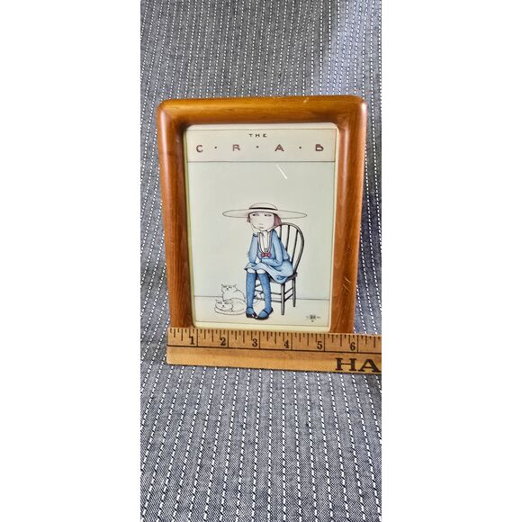 MARY ENGELBREIT 1980 THE CRAB POSTER PRINT 4x6 Framed - Picture 5 of 6